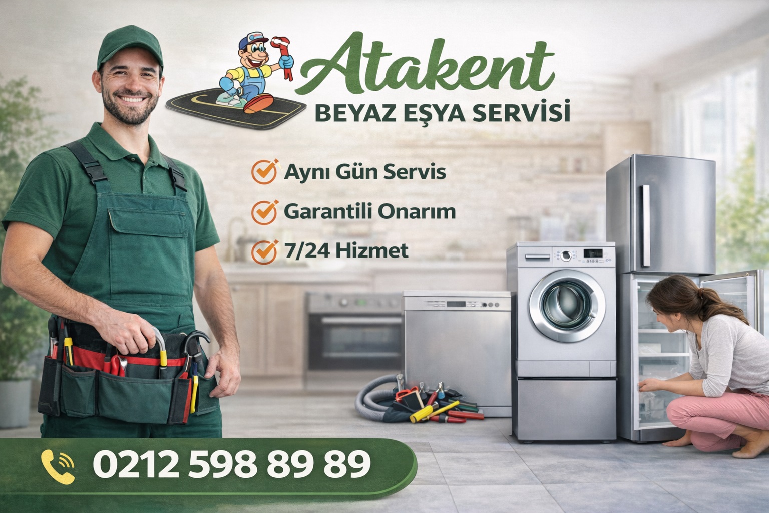 Atakent Beyaz Eşya Servisi